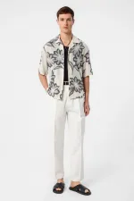 Antioch Grey Patterned Men's Shirt