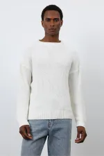 Pull en maille écru Antioch pour homme