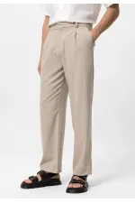 Pantalon ample taille haute pour homme Antioch Stone