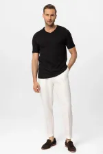 Antioch Siyah V Yaka Basic Erkek T-Shirt