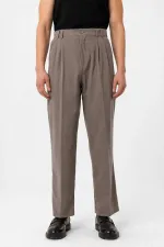 Antioch Sütlü Kahve Çift Pileli Baggy Fit Erkek Pantolon Antioch Sütlü Kahve Çift Pileli Baggy Fit Erkek Pantolon