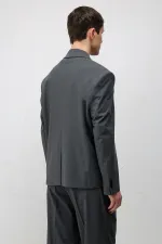 Antioch Gray Relaxed Fit Men's Blazer Jacket