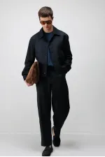 Antioch Navy Relaxed Fit Spring Men's Jacket