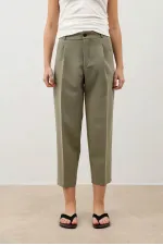 Antioch Khaki Women's Trousers with Pens