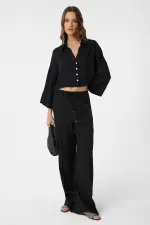 Antioch Black Relaxed Women's Pants