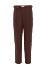 Pantalon homme Antioch Coffee coupe italienne taille haute