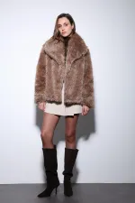 Veste Antioch Mink en fausse fourrure pour femme