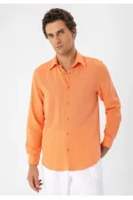 Chemise à manches longues Antioch Salmon pour homme