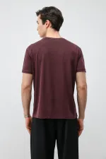 T-shirt homme Antioch Plum coupe classique en tissu technique modal