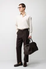 Chemise homme Antioch Stone en mélange modal coupe décontractée
