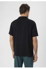 Chemise homme Antioch noire à manches courtes et coupe classique