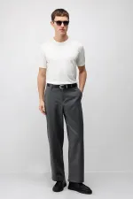 Antioch Grey Relaxed Fit Men's Trousers