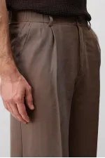 Antioch Kahve Lyocell Karışımlı Erkek Pantolon