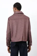 Veste homme Antioch bordeaux en laine mélangée