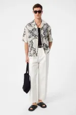 Antioch Grey Patterned Men's Shirt