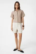 Chemise à manches ballon Antioch Mink pour femme