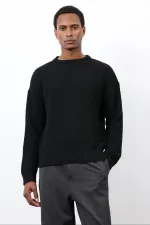 Antioch Black Knitted Men's Sweater