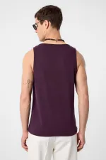 Débardeur basique Antioch rouge bordeaux pour homme