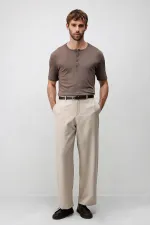 T-shirt homme à col boutonné Antioch Coffee