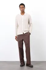 Gilet pour homme en maille fine Antioch Stone