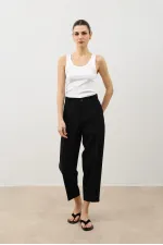 Antioch Black Women's Trousers with Darts