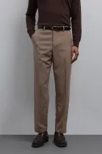 Pantalon Antioch beige à coupe fuselée pour homme