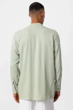 Antioch Açık Yeşil Hakim Yaka Regular Fit Erkek Gömlek