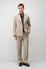 Veste blazer homme Antioch Stone à double boutonnage et coupe décontractée