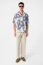 Antioch Blue Patterned Men's Shirt