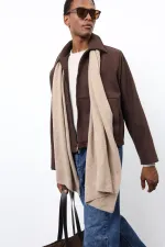 Antioch Kahve Regular Fit Dokulu Erkek Mont