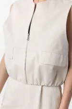 Antioch Taş Oversize Kadın Yelek