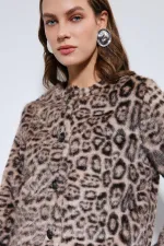 Veste Antioch Stone à imprimé animal