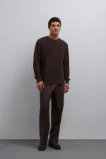 Antioch Coffee Textured Men's Sweater