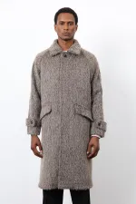 Antioch Coffee Faux Fur Men's Coat