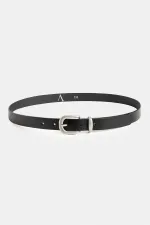 Antioch Black Basic Men's Leather Belt