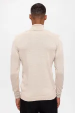 Antioch Taş Tam Boğazlı Erkek Triko