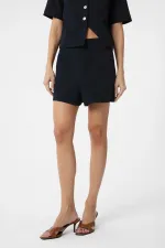 Antioch Siyah Gömlek Şort Kadın Takım