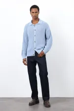 Antioch Bebe Mavi Örme Triko Erkek Hırka