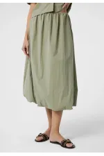 Jupe midi ballon Antioch Green pour femme
