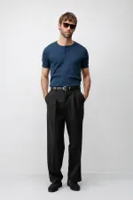 Antioch Siyah Relaxed Fit Erkek Pantolon