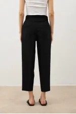 Antioch Black Women's Trousers with Darts
