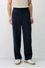 Pantalon homme Antioch en modal bleu marine