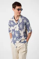 Antioch Blue Patterned Men's Shirt