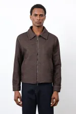 Veste pour homme Antioch Coffee en laine mélangée