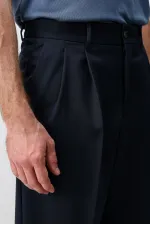 Antioch Navy Relaxed Fit Men's Trousers