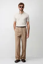 Polo homme en maille texturée Antioch Stone