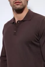 Pull à col polo pour homme Antioch Coffee