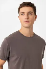 T-shirt homme Antioch Coffee coupe classique en tissu technique modal