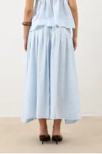 Jupe drapée bleue Antioch Bebe pour femme