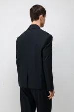 Antioch Navy Relaxed Fit Men's Blazer Jacket